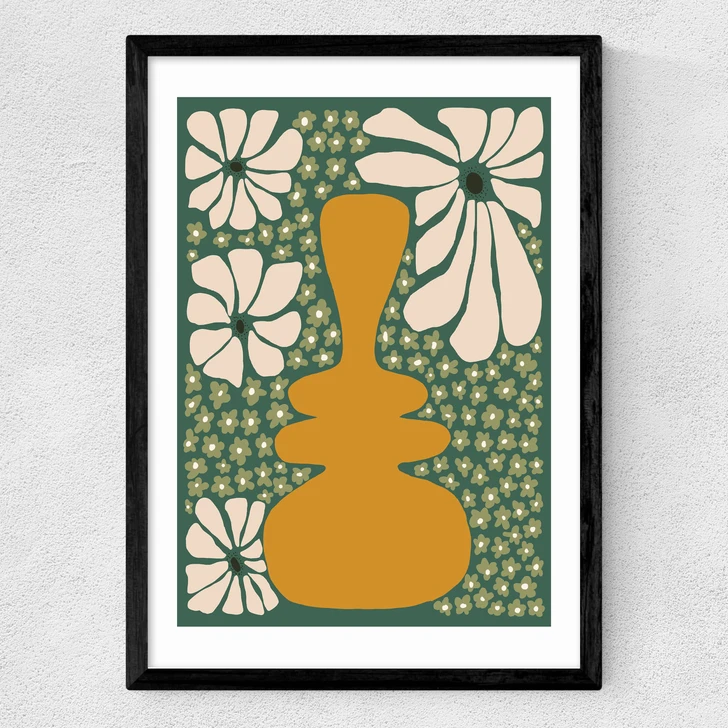 Happy Retro Flower Vase II
