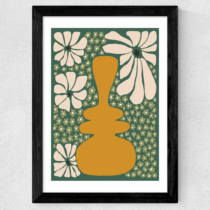 Happy Retro Flower Vase II
