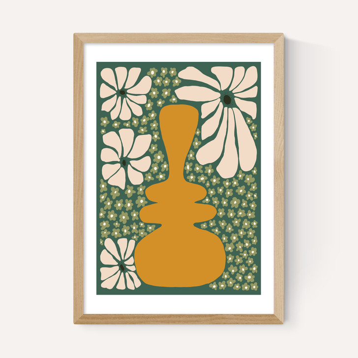 Happy Retro Flower Vase II