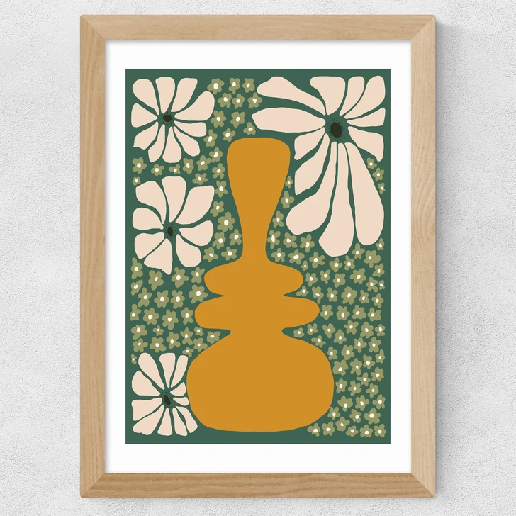 Happy Retro Flower Vase II