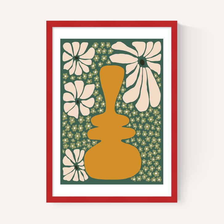 Happy Retro Flower Vase II