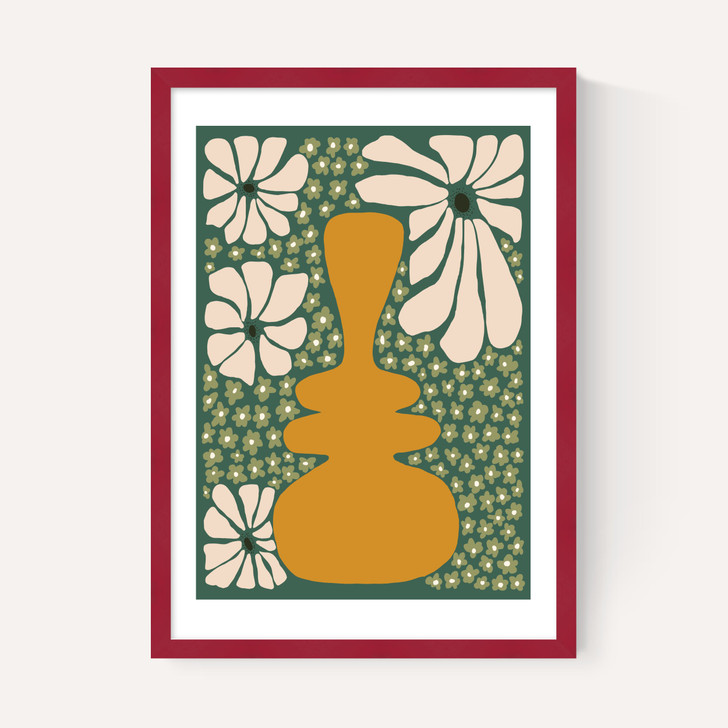 Happy Retro Flower Vase II