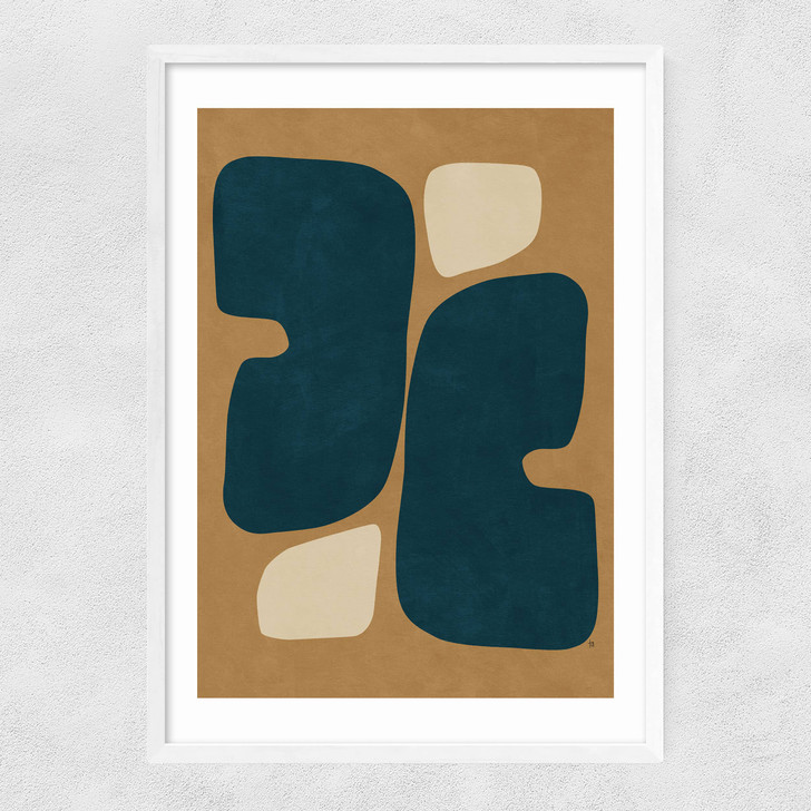 Tetrad Narrow White Frame Tetrad Narrow White Frame