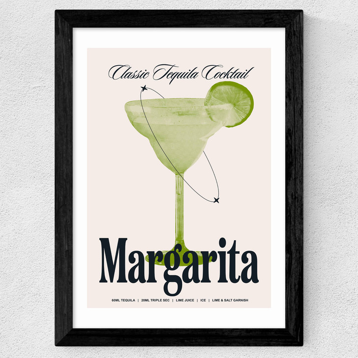 Margarita by HollieGraphik Wide Black Frame Margarita by HollieGraphik Wide Black Frame