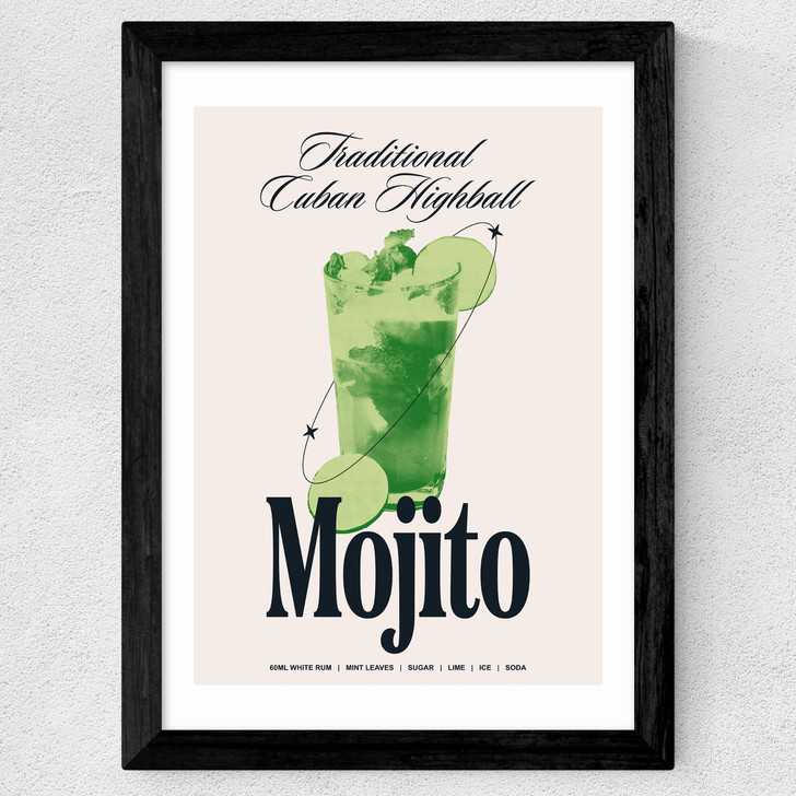 Mojito by HollieGraphik Wide Black Frame