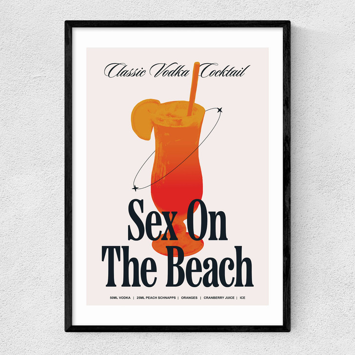 Sex On The Beach Narrow Black Frame Sex On The Beach Narrow Black Frame
