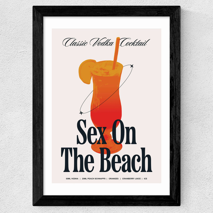 Sex On The Beach Wide Black Frame