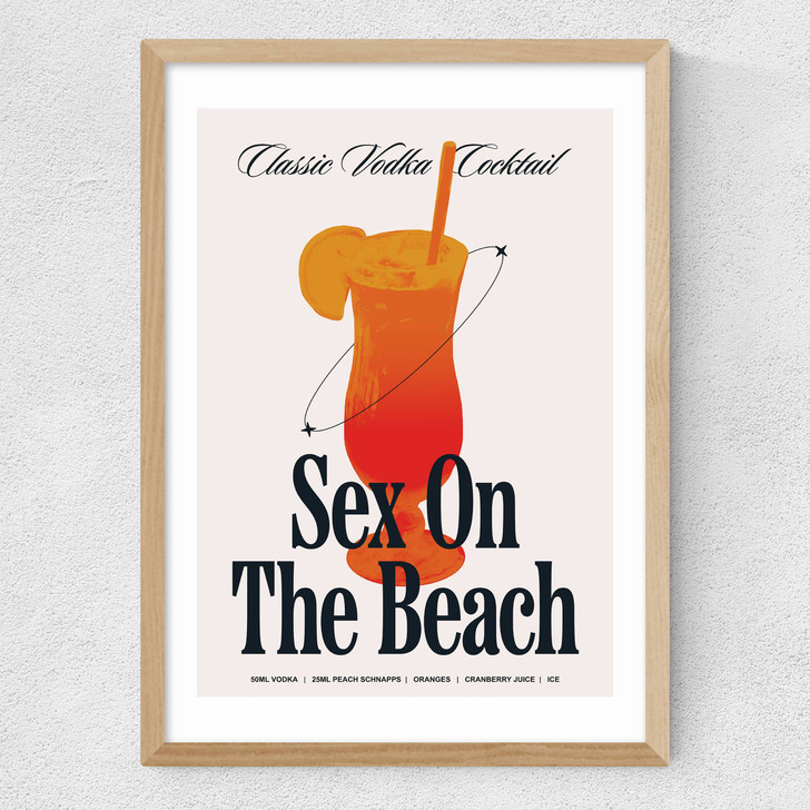 Sex On The Beach Medium Oak Frame