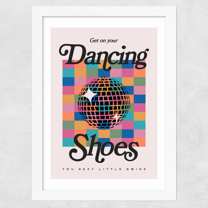 Dancing Shoes Wide White Frame Dancing Shoes Wide White Frame