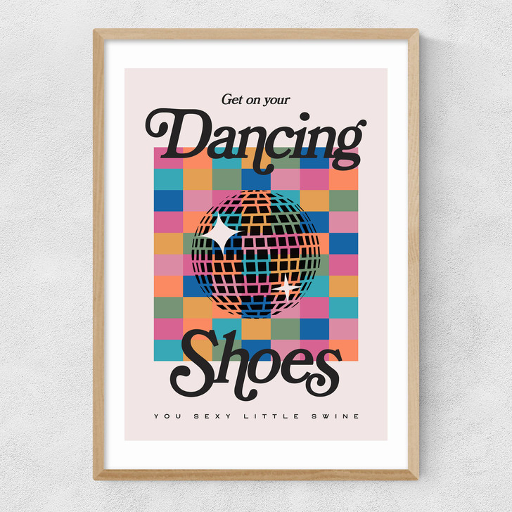 Dancing Shoes Narrow Oak Frame