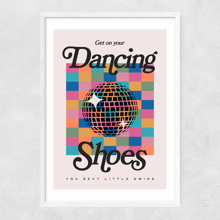 Dancing Shoes Narrow White Frame