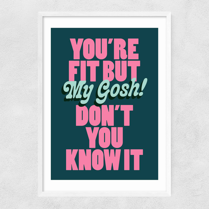 Fit Narrow White Frame Fit Narrow White Frame
