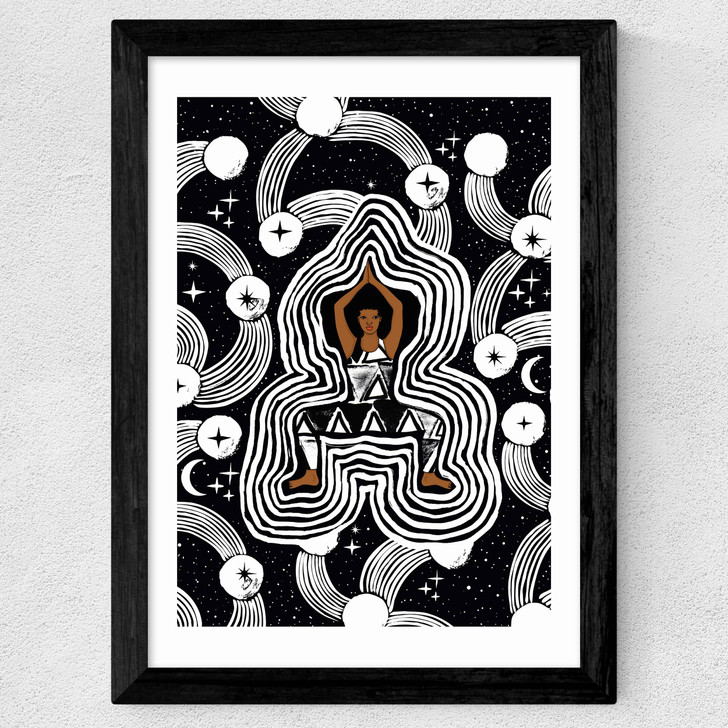 Dreamtime Wide Black Frame Dreamtime Wide Black Frame