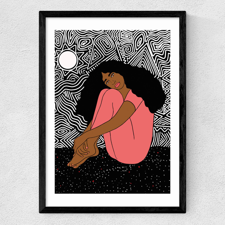 The Stars Below Medium Black Frame The Stars Below Medium Black Frame