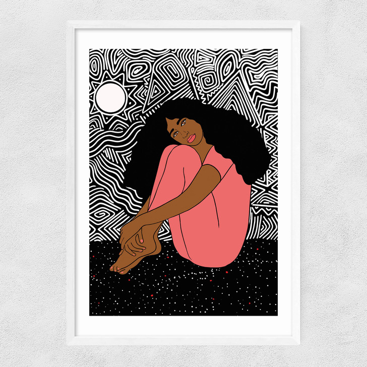 The Stars Below Narrow White Frame The Stars Below Narrow White Frame