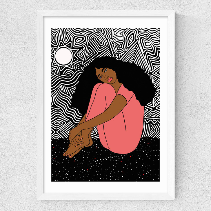 The Stars Below Medium White Frame The Stars Below Medium White Frame