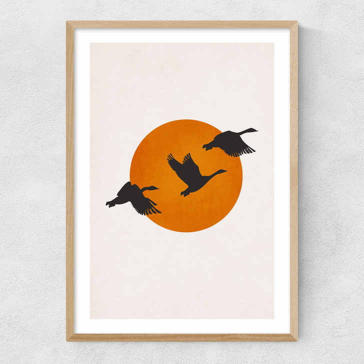 Endless Skies Narrow Oak Frame Endless Skies Narrow Oak Frame