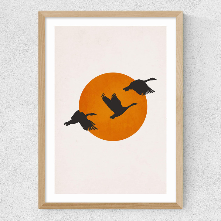Endless Skies Medium Oak Frame Endless Skies Medium Oak Frame