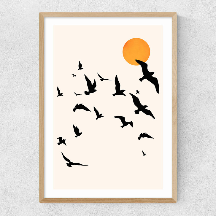 Up And Away Narrow Oak Frame