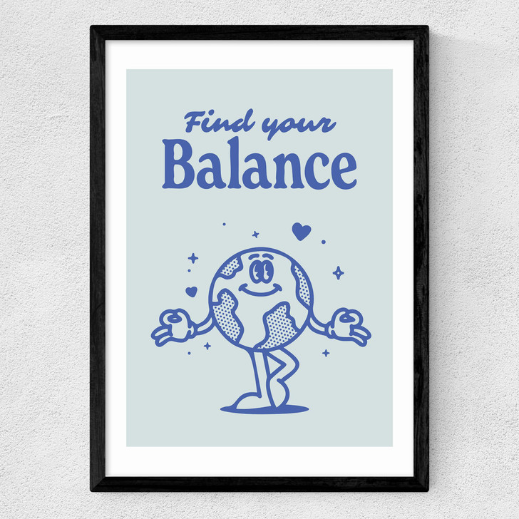 Find Your Balance Medium Black Frame