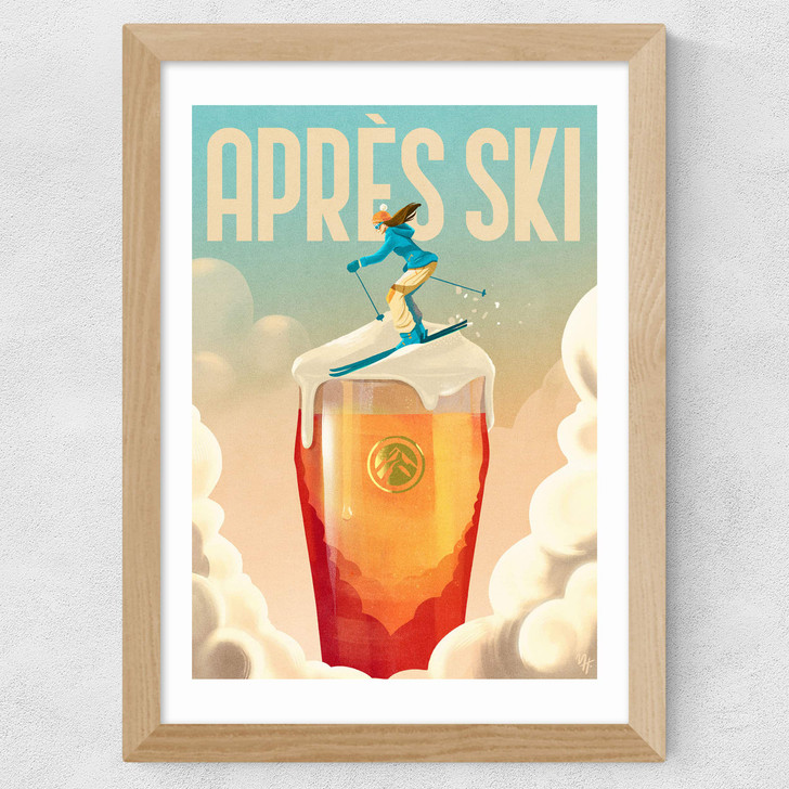 Apres Ski II Wide Oak Frame Apres Ski II Wide Oak Frame