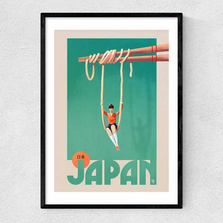 Japan Ramen Narrow Black Frame Japan Ramen Narrow Black Frame
