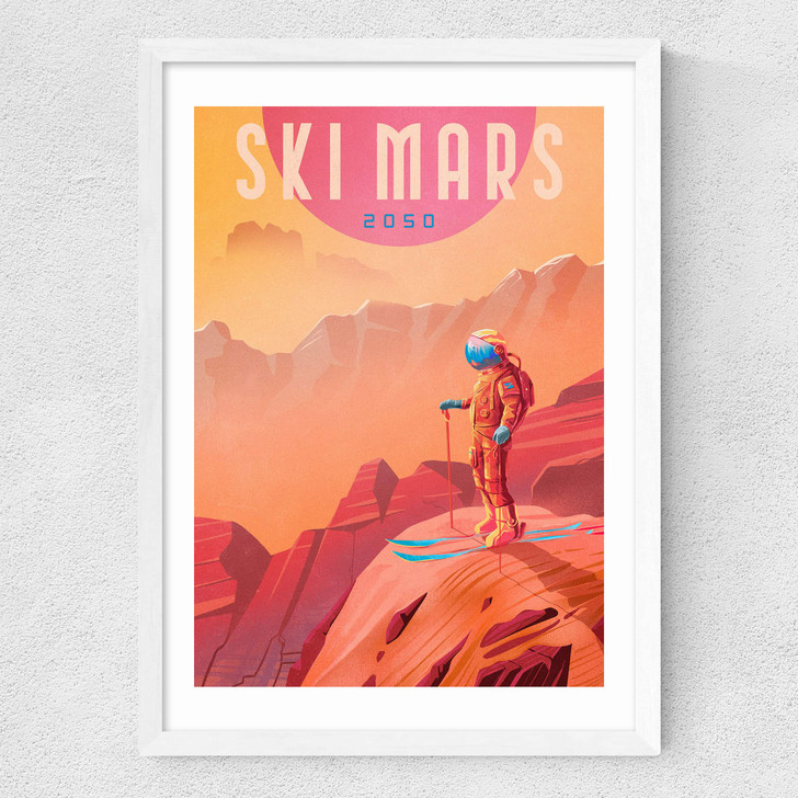 Ski Mars Medium White Frame