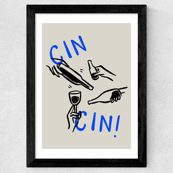 Cin Cin by SimplyExtraJordanary Wide Black Frame