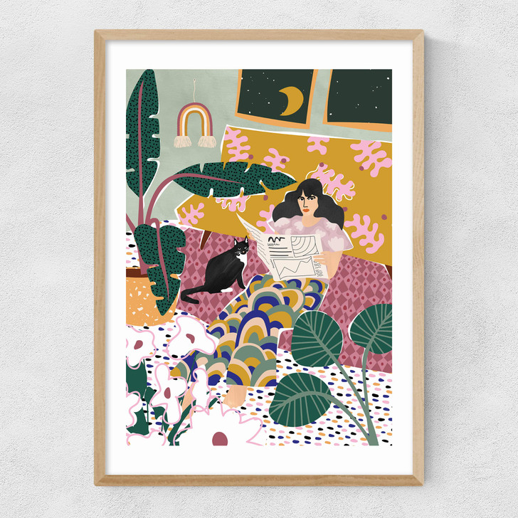 Groovy Girl Narrow Oak Frame Groovy Girl Narrow Oak Frame