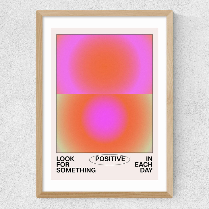 Look For Something Medium Oak Frame