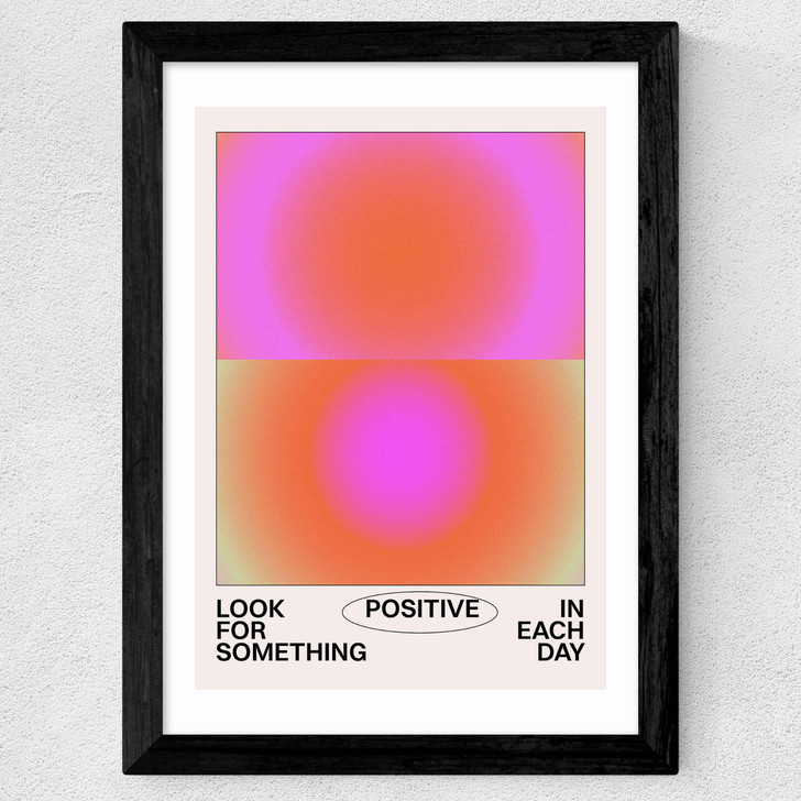 Look For Something Wide Black Frame
