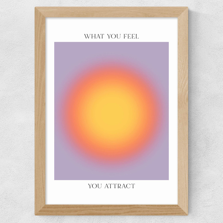 What You Feel Wide Oak Frame What You Feel Wide Oak Frame