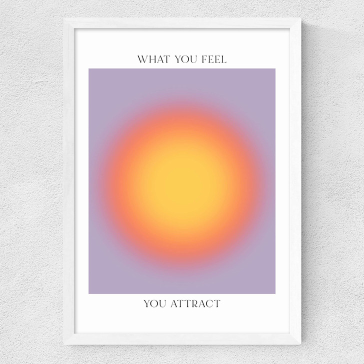 What You Feel Medium White Frame What You Feel Medium White Frame
