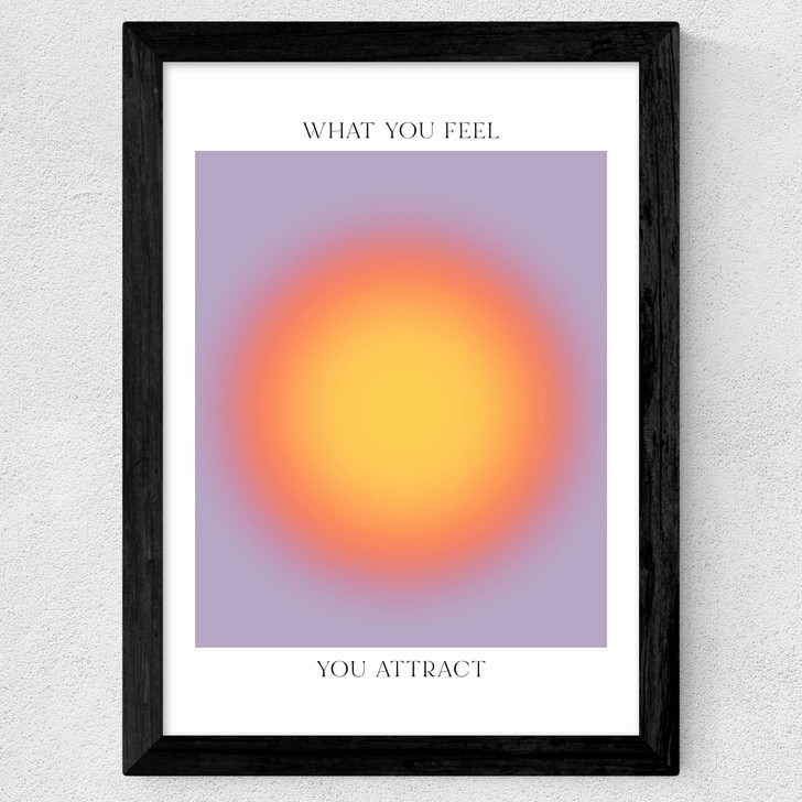 What You Feel Wide Black Frame