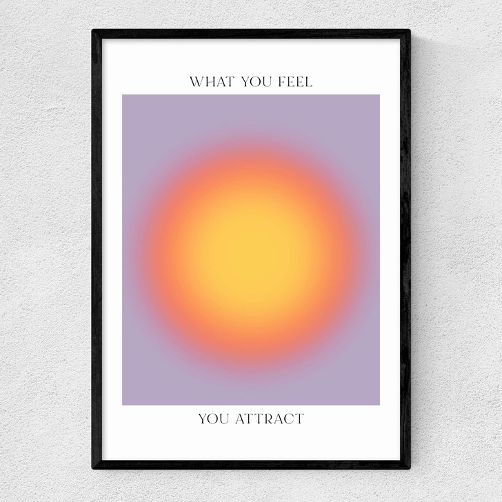 What You Feel Narrow Black Frame