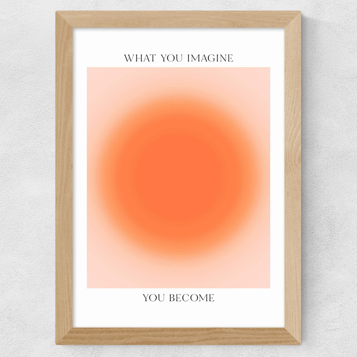 What You Imagine Wide Oak Frame