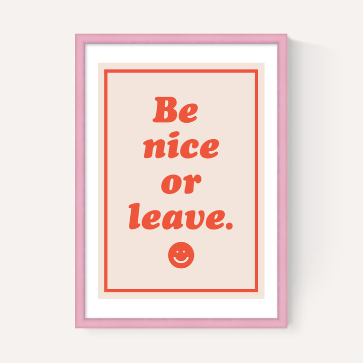 Be Nice Or Leave