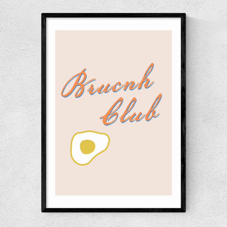 Brunch Club Narrow Black Frame