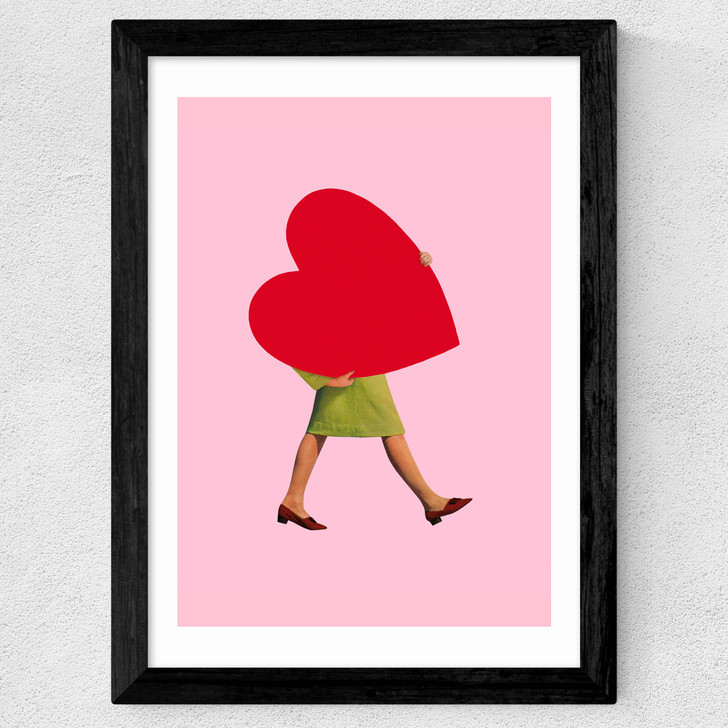 Big Love by Julia Walck Wide Black Frame