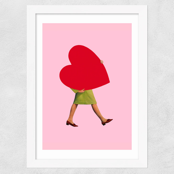 Big Love by Julia Walck Wide White Frame