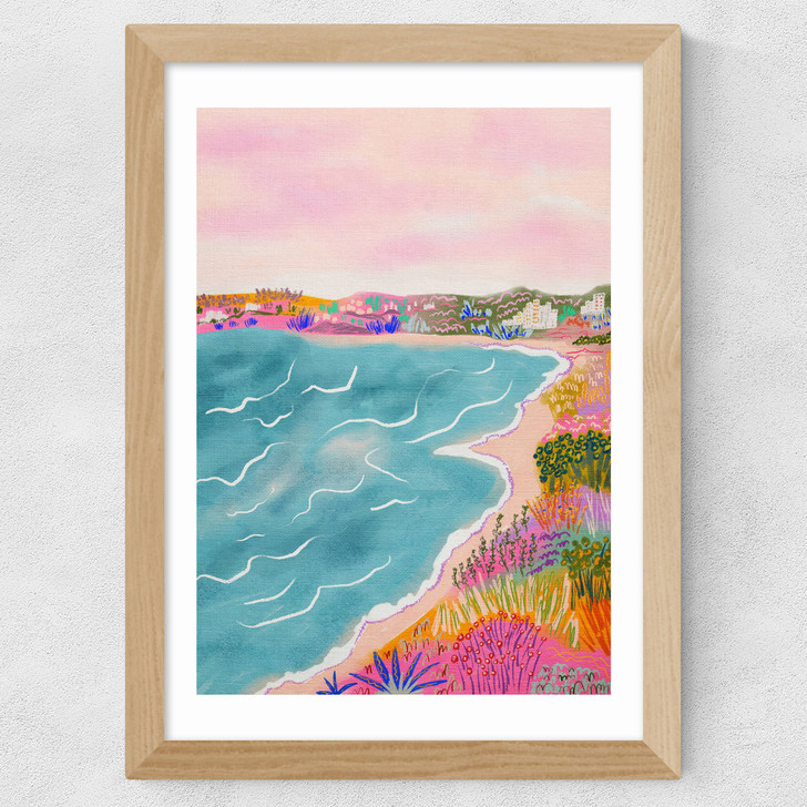 Seascape Wide Oak Frame Seascape Wide Oak Frame