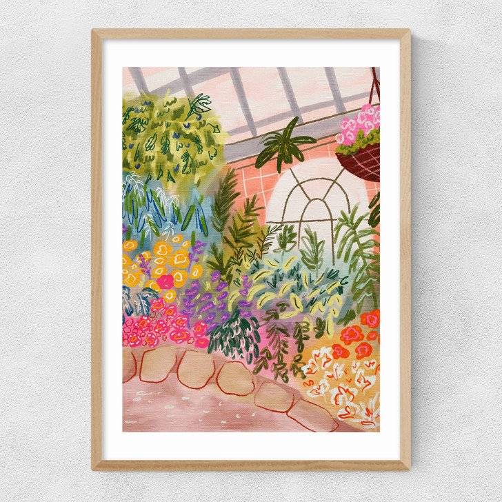 Botanical Garden Narrow Oak Frame Botanical Garden Narrow Oak Frame