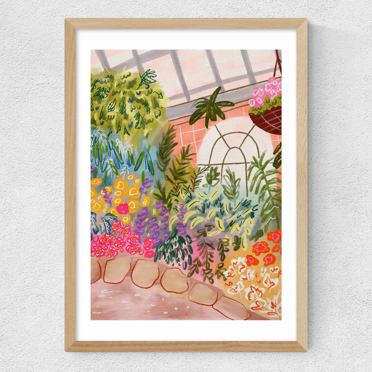 Botanical Garden Medium Oak Frame Botanical Garden Medium Oak Frame