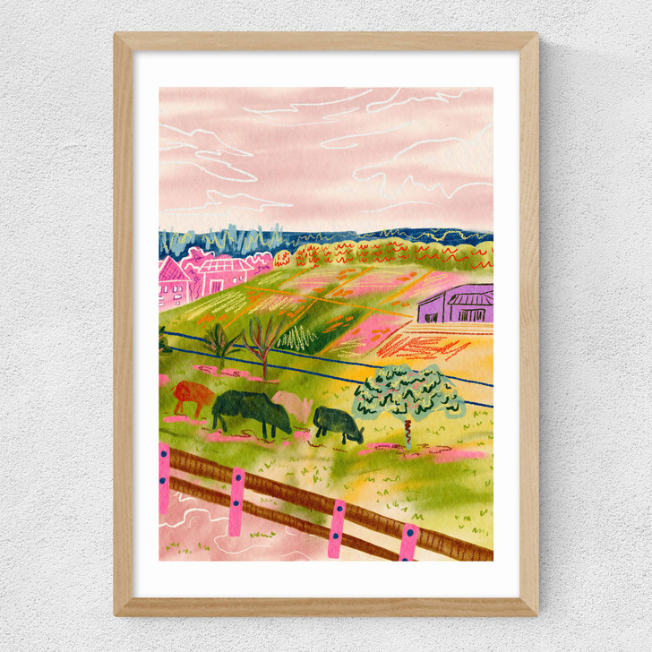 Swiss Medium Oak Frame