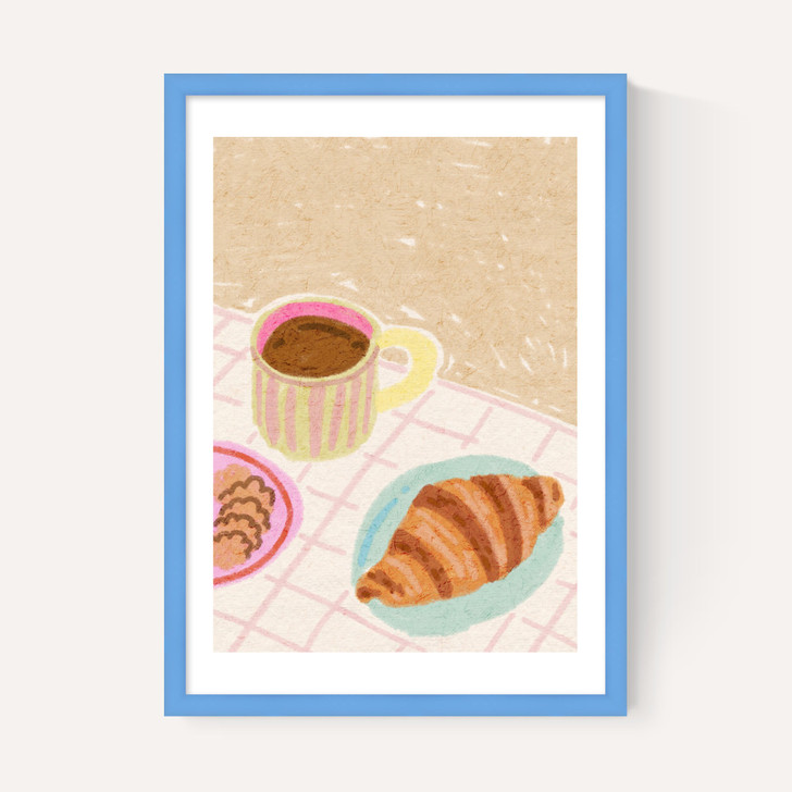 Coffee and Croissant Beige Blush