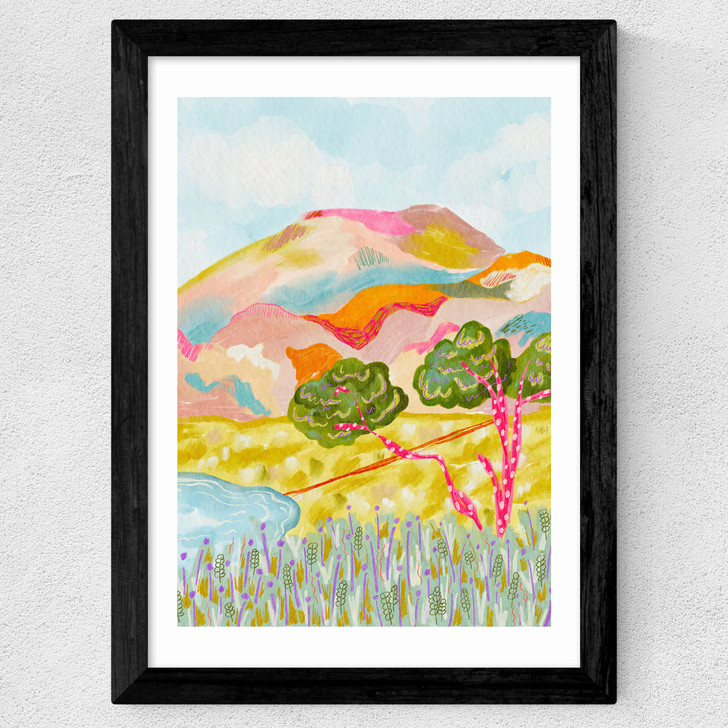 Mountain love Wide Black Frame Mountain love Wide Black Frame