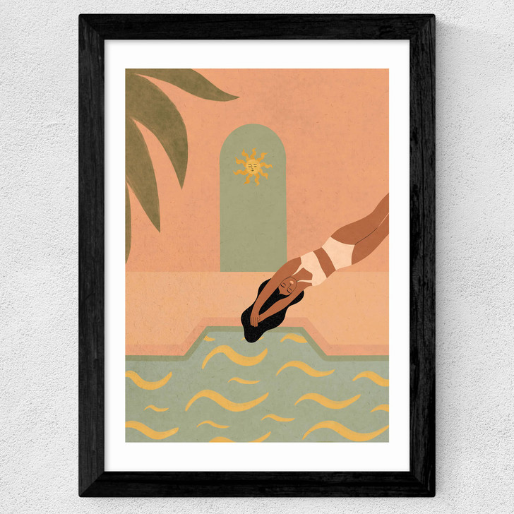 Pool Jump Wide Black Frame