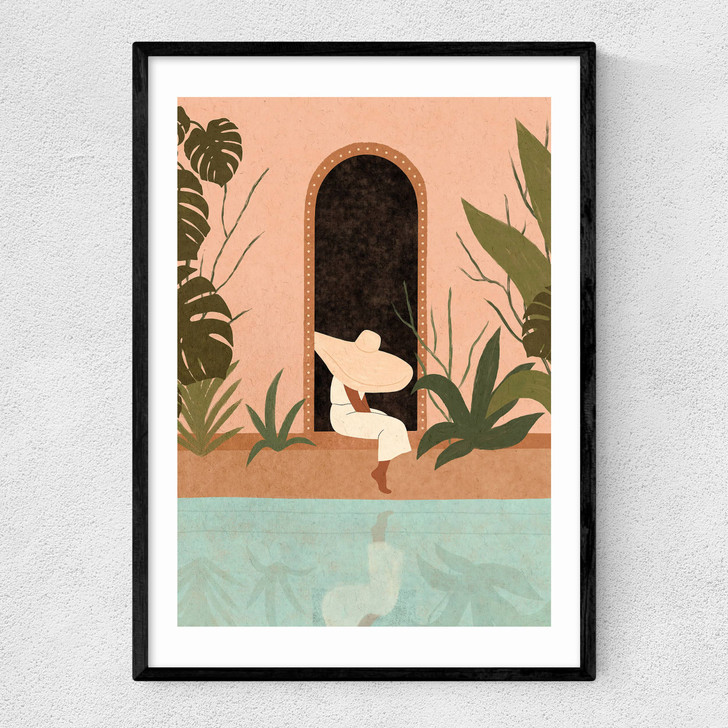 Diary of a Riad Narrow Black Frame Diary of a Riad Narrow Black Frame