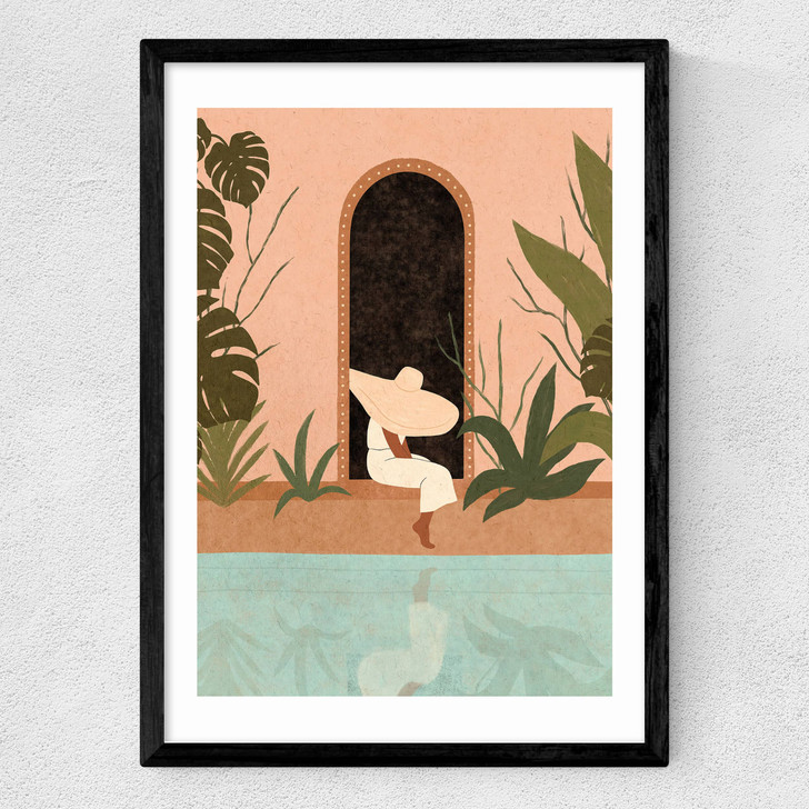 Diary of a Riad Medium Black Frame Diary of a Riad Medium Black Frame