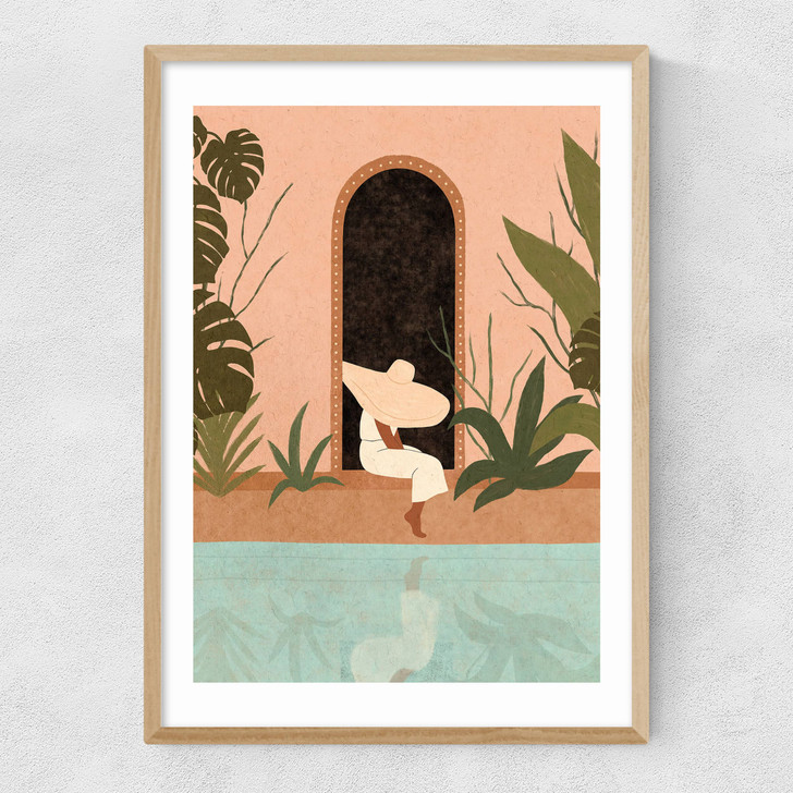 Diary of a Riad Narrow Oak Frame